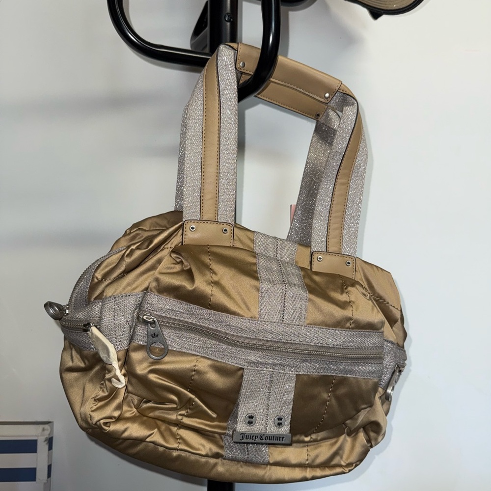 Juicy Couture Gold and Silver Women's Bag